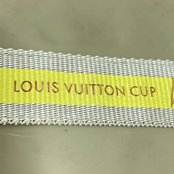 LOUIS VUITTON Louis Vuitton Cup Pouch D60184 Gray Yellow Louis Vuitton Cup - Picture 7 of 8